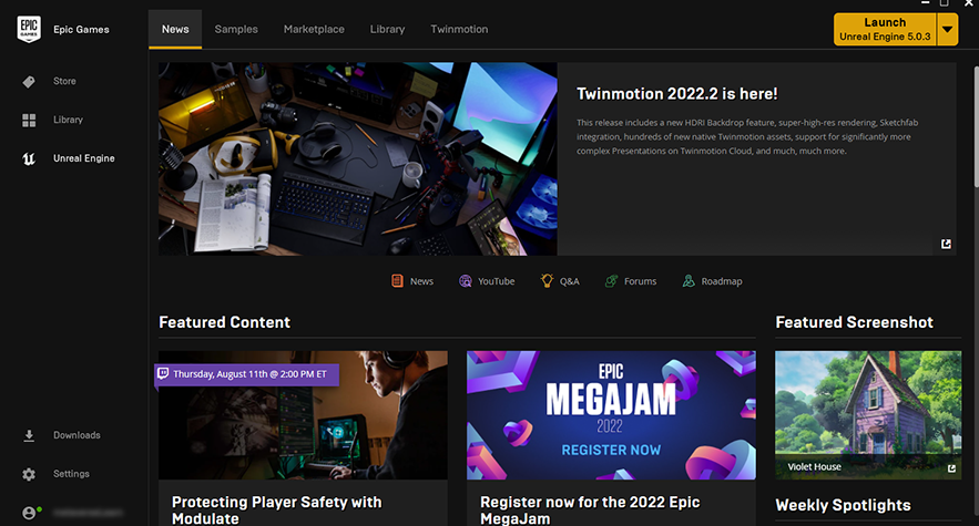Launcher Dashboard