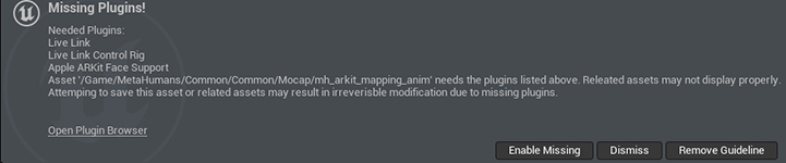 Plugin Warning